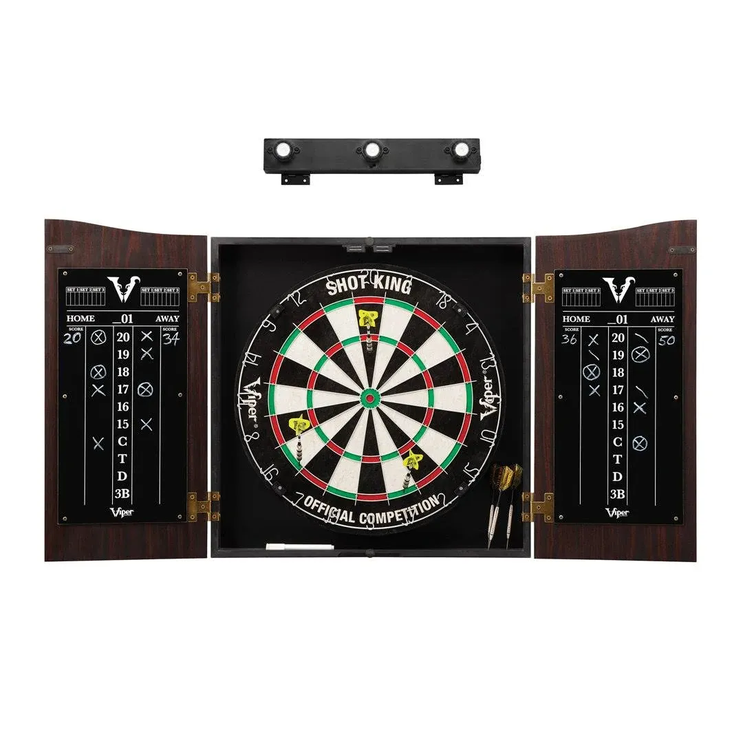 Viper Vault Cabinet with Shot King Sisal Dartboard & Shadow Buster Dar - Default Title - GLD Products