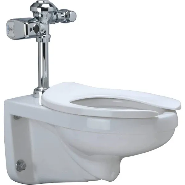 Zurn Elkay One Z.WC1.S Sensor Toilet System with Wall Hung Toilet and Flush Valve - 1.1 GPF