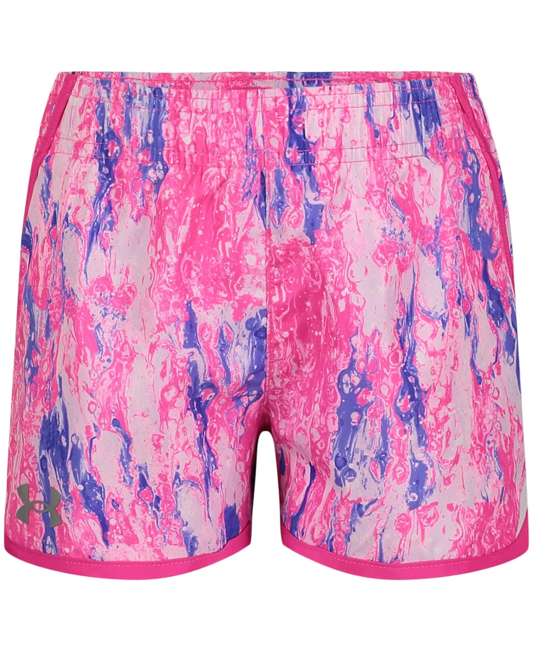 Under Armour Girl's UA Glitched Leopard Fly By Short