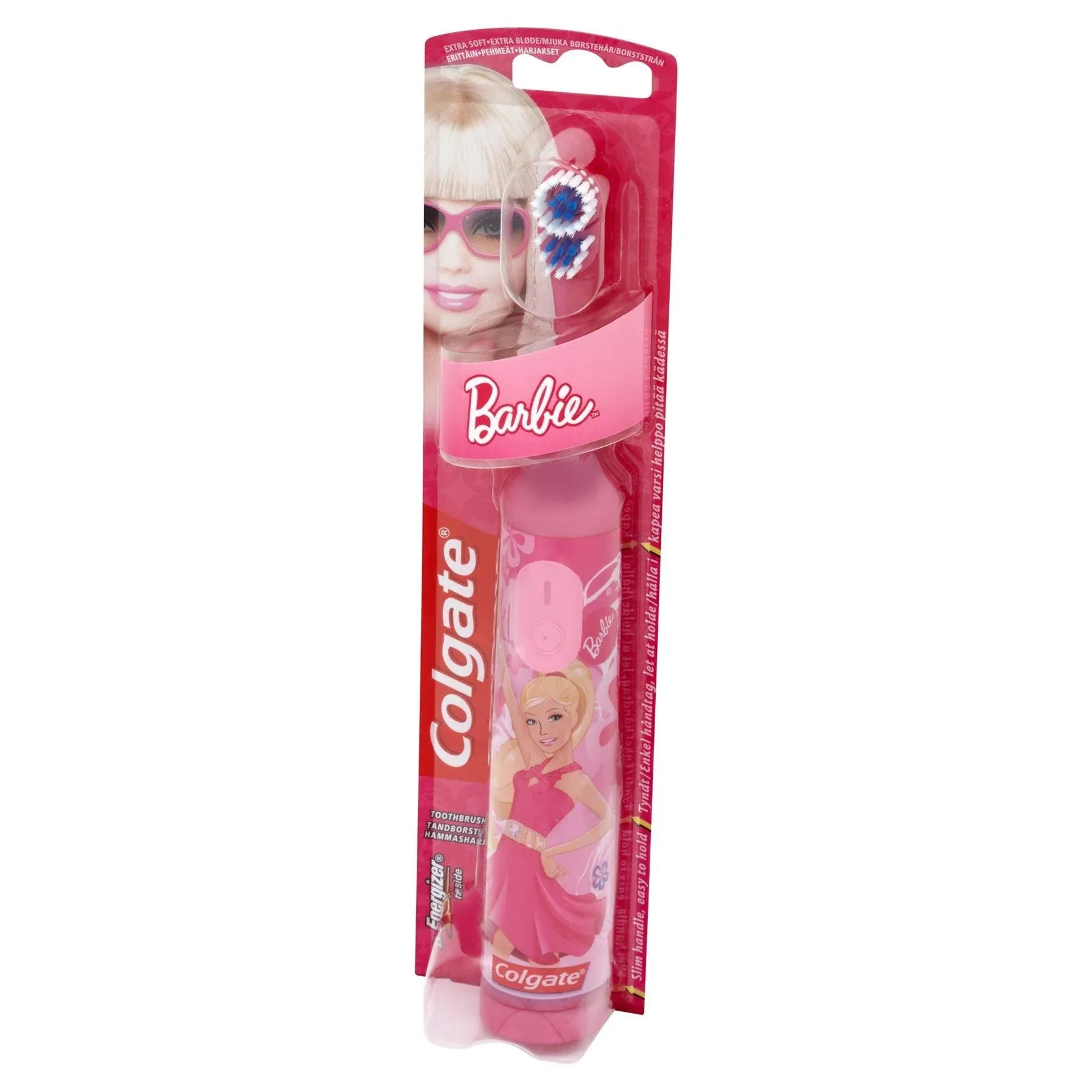 Colgate Barbie Kids Battery Powered Toothbrush, Assorted Colors