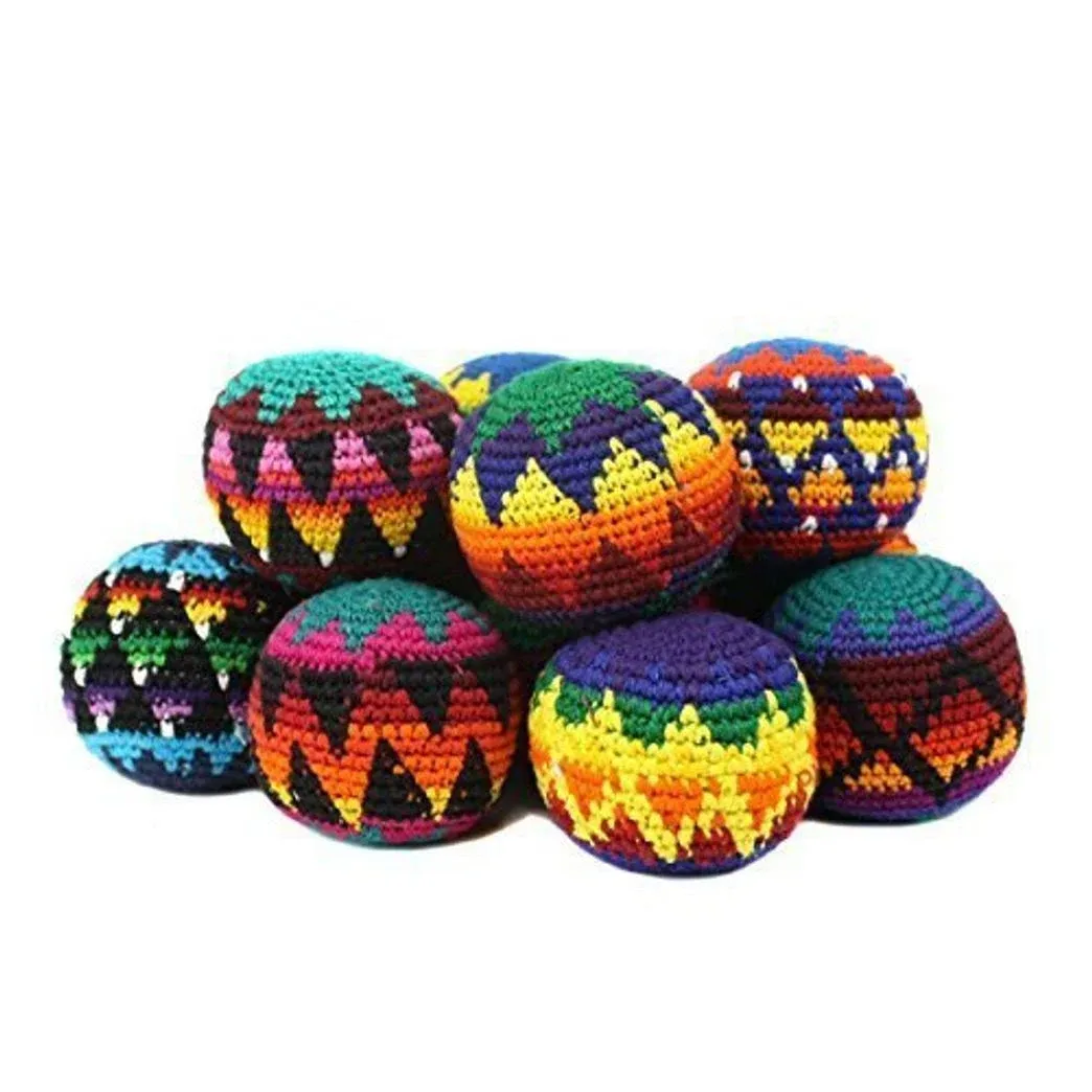 Peruvian Arts Hacky Sack Assorted Color Set of 6