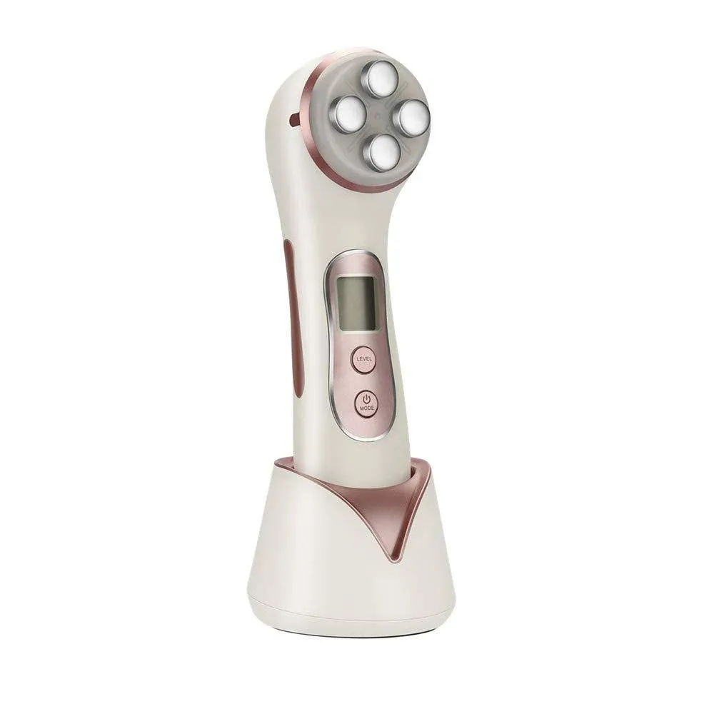 MiSMON High Frequency Facial Machine Light Theraphy Micro-current Device, 5 in 1 Multifunctional Facial Massager for Face