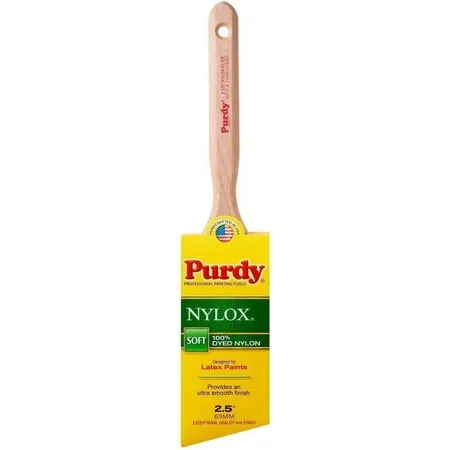 Purdy 144152225 Nylox Series Glide Angular Trim Paint Brush 2-1/2 inch