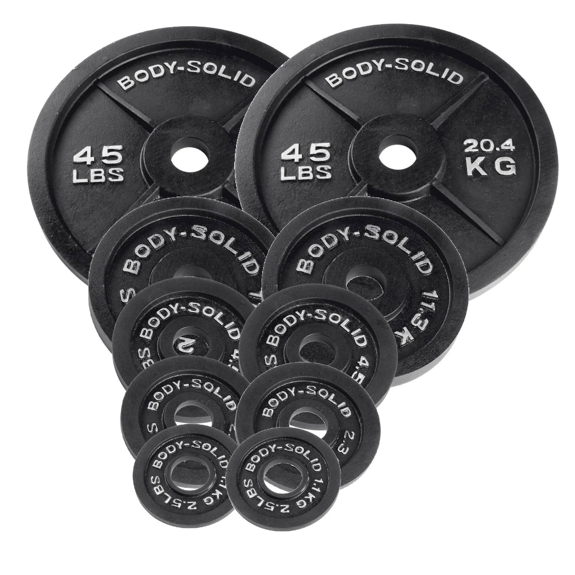 Body Solid Olympic Plates Weight Set