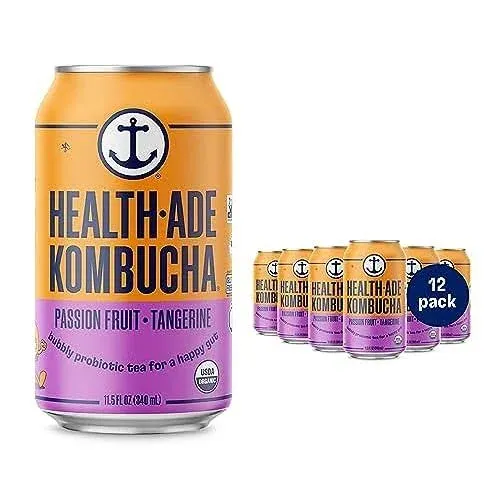 Health-ade Canned Kombucha Tea Organic Drink Fermented Tea With Living Probiotics