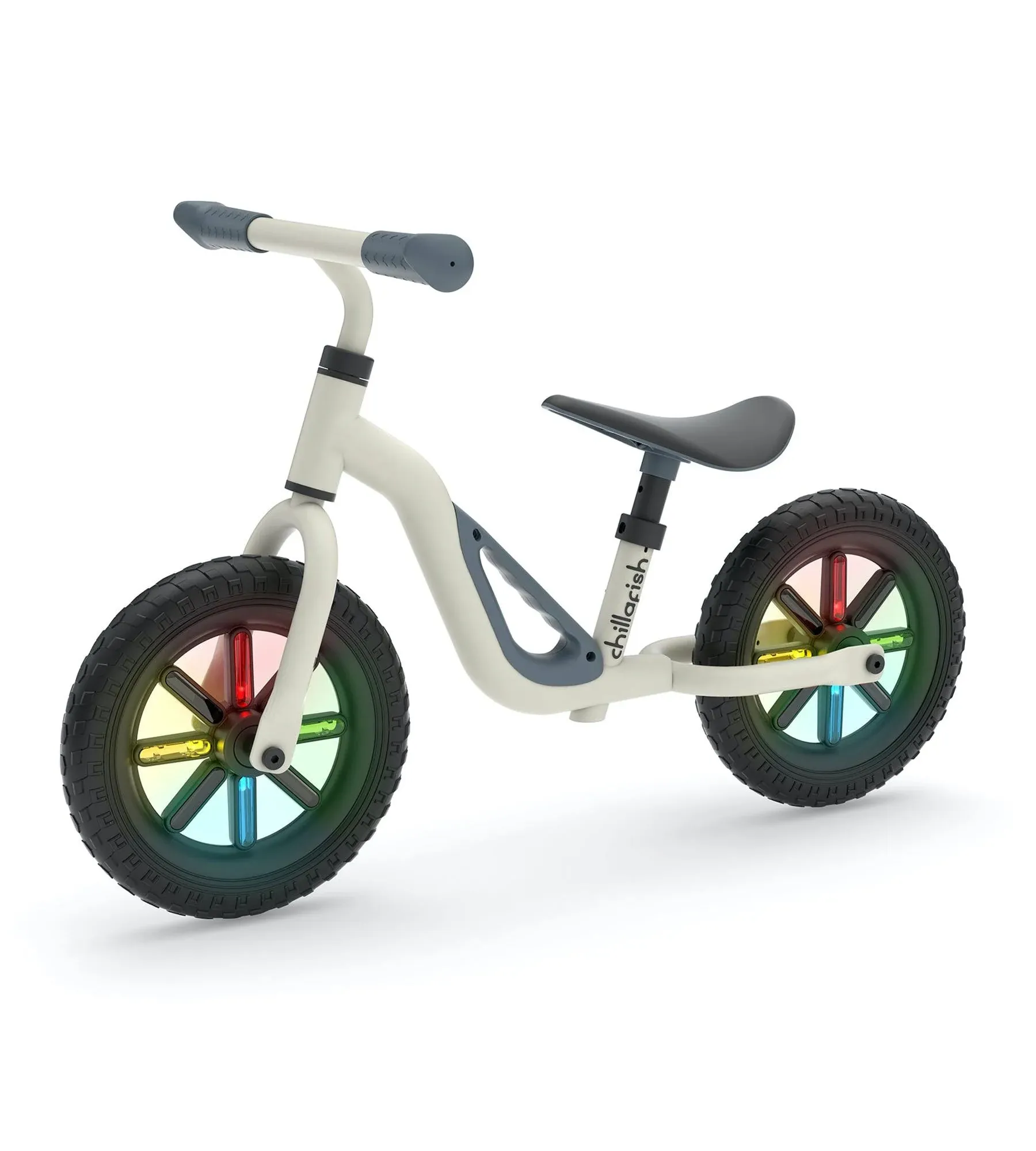 Chillafish Charlie Glow lightweight Balance Bike with Light-Up Wheels