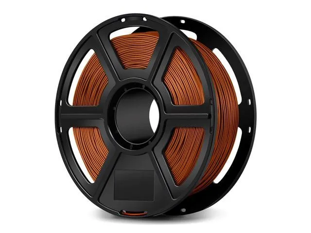 FLASHFORGE PLA 3D Printer Filament, 1.75mm (Brown), 1kg Spool (2.2lbs), Guaranteed Fresh, Dimensional Accuracy +/- 0.02mm, Tangle-Free, Fits Most.