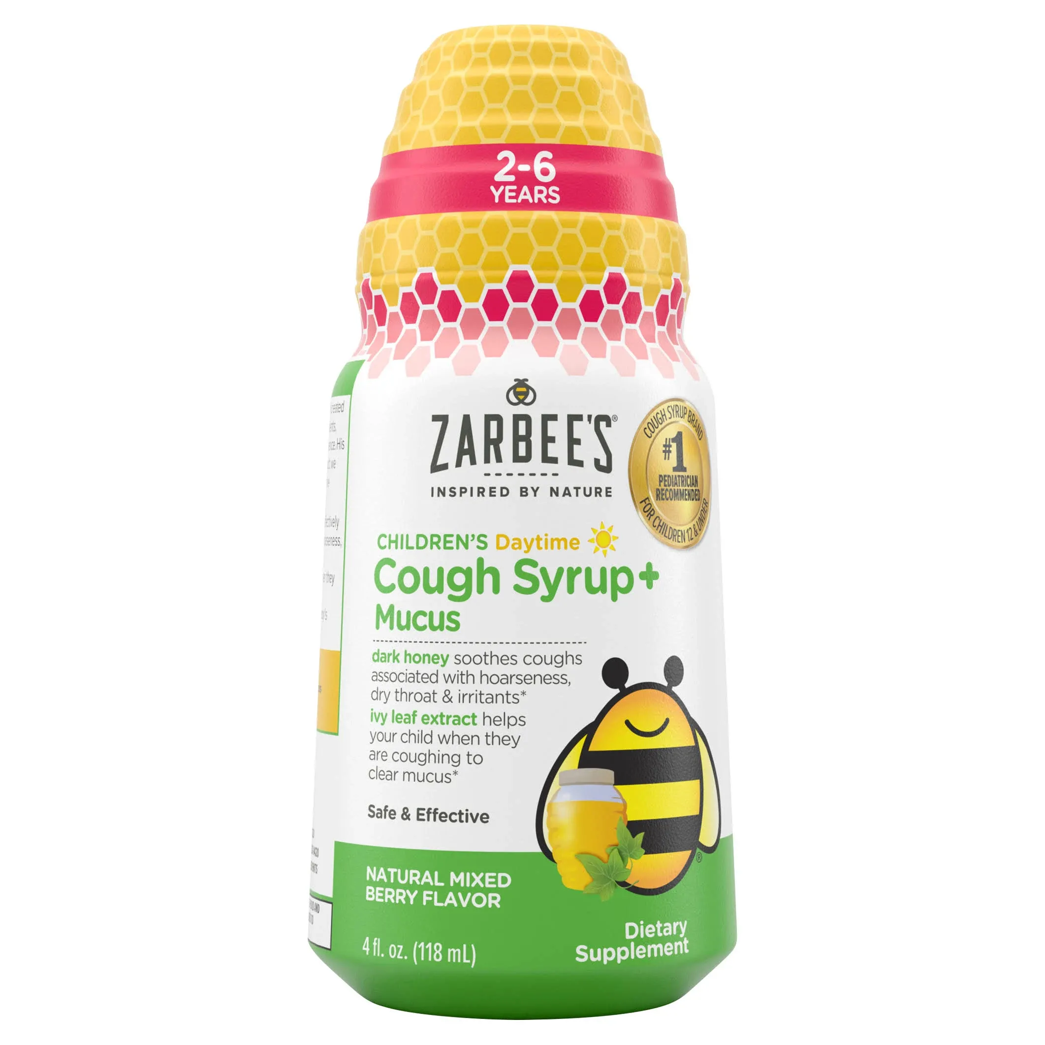 zarbee's Children's Daytime Cough Syrup + Mucus