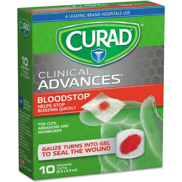 curad Blood Stop Gauze Packets