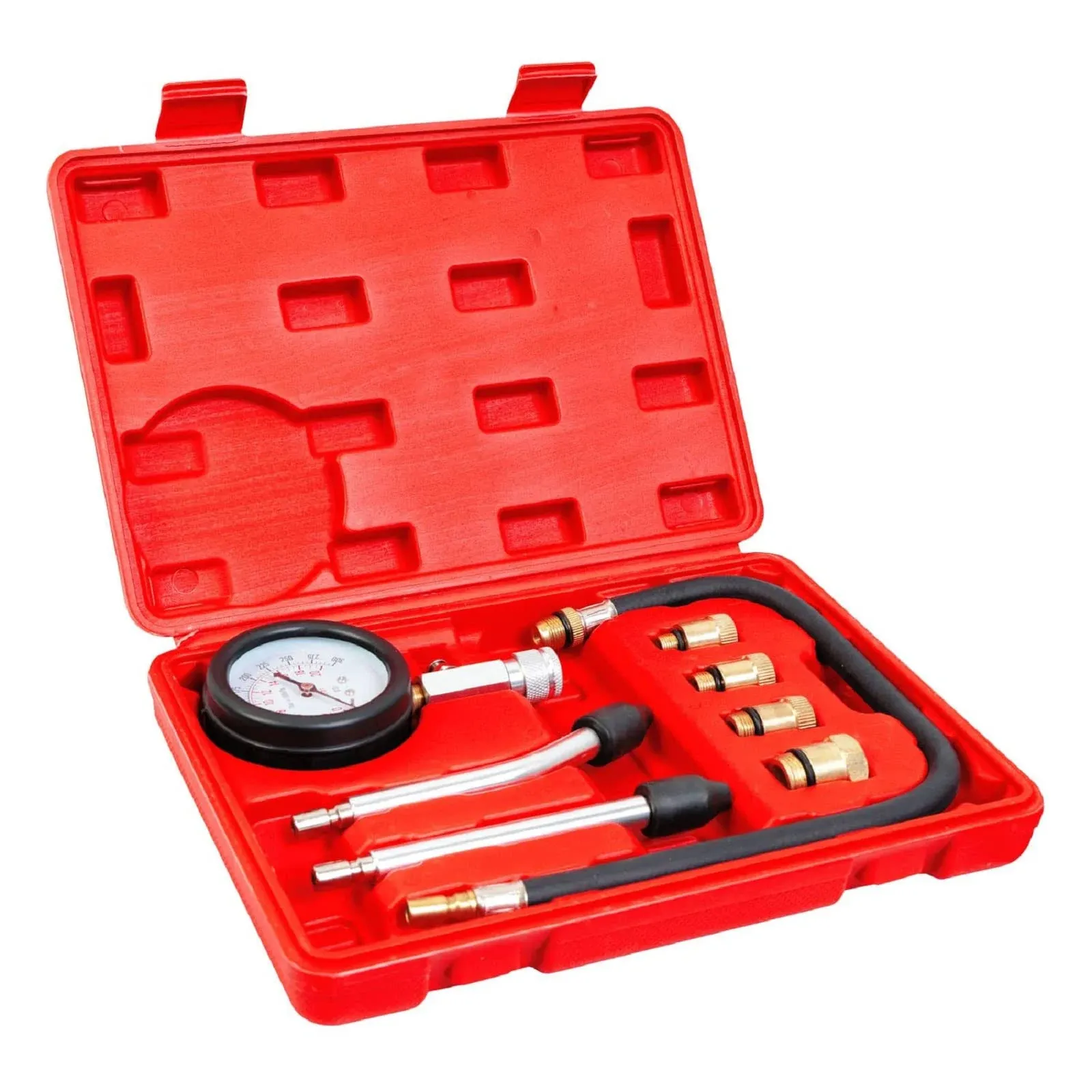 Torin 8 Pie 0300 Psi Engine Cylinder Compression Pressure Gauge Tester Kit Autom