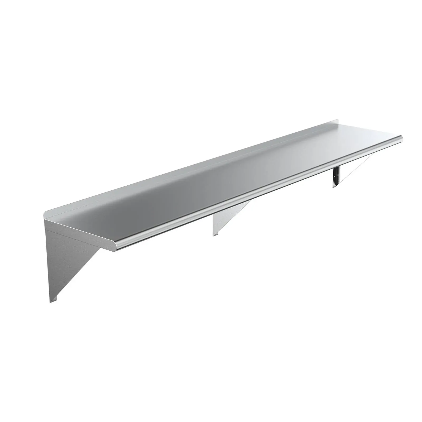 14" x 72" Stainless Steel Wall Mount Shelf