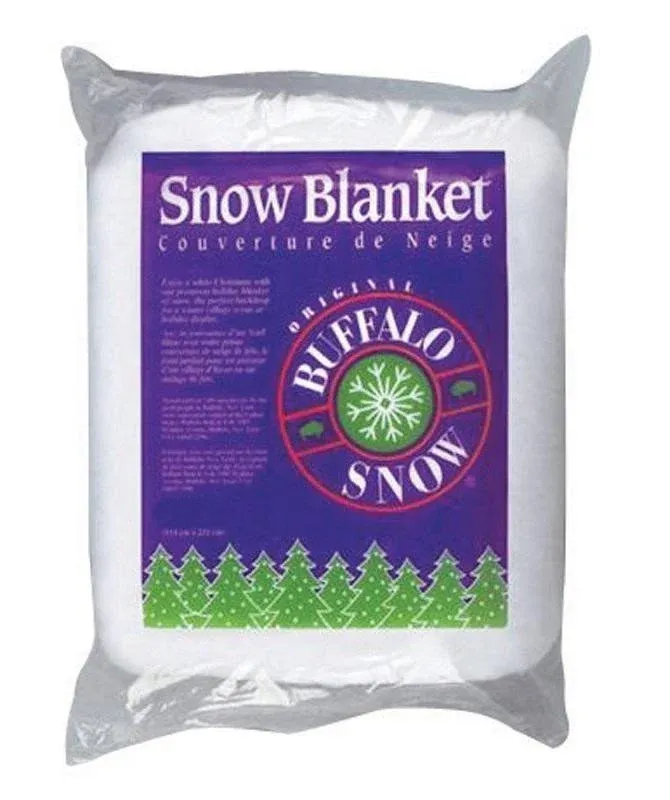 Buffalo White Snow Blanket