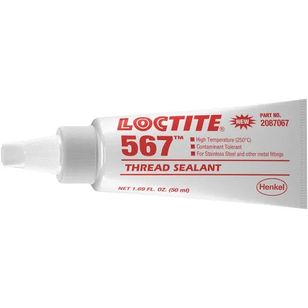 Loctite 567 PST Thread Sealant High TEMPERATURE; White, Tube, 50 ml