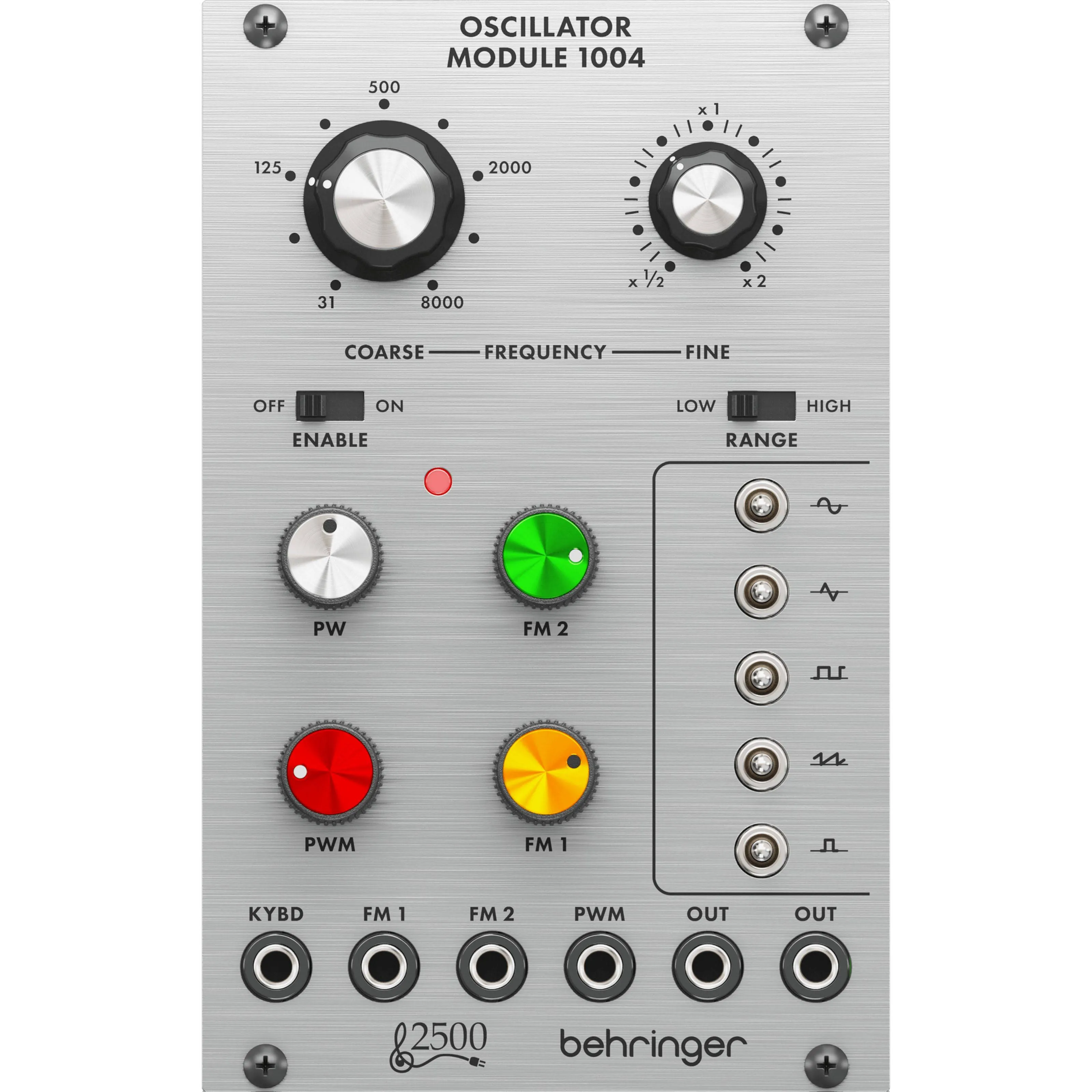 Behringer Module OSCILLATOR 1004 Legendary 2500 Series Dual Core VCO Module pour Eurorack