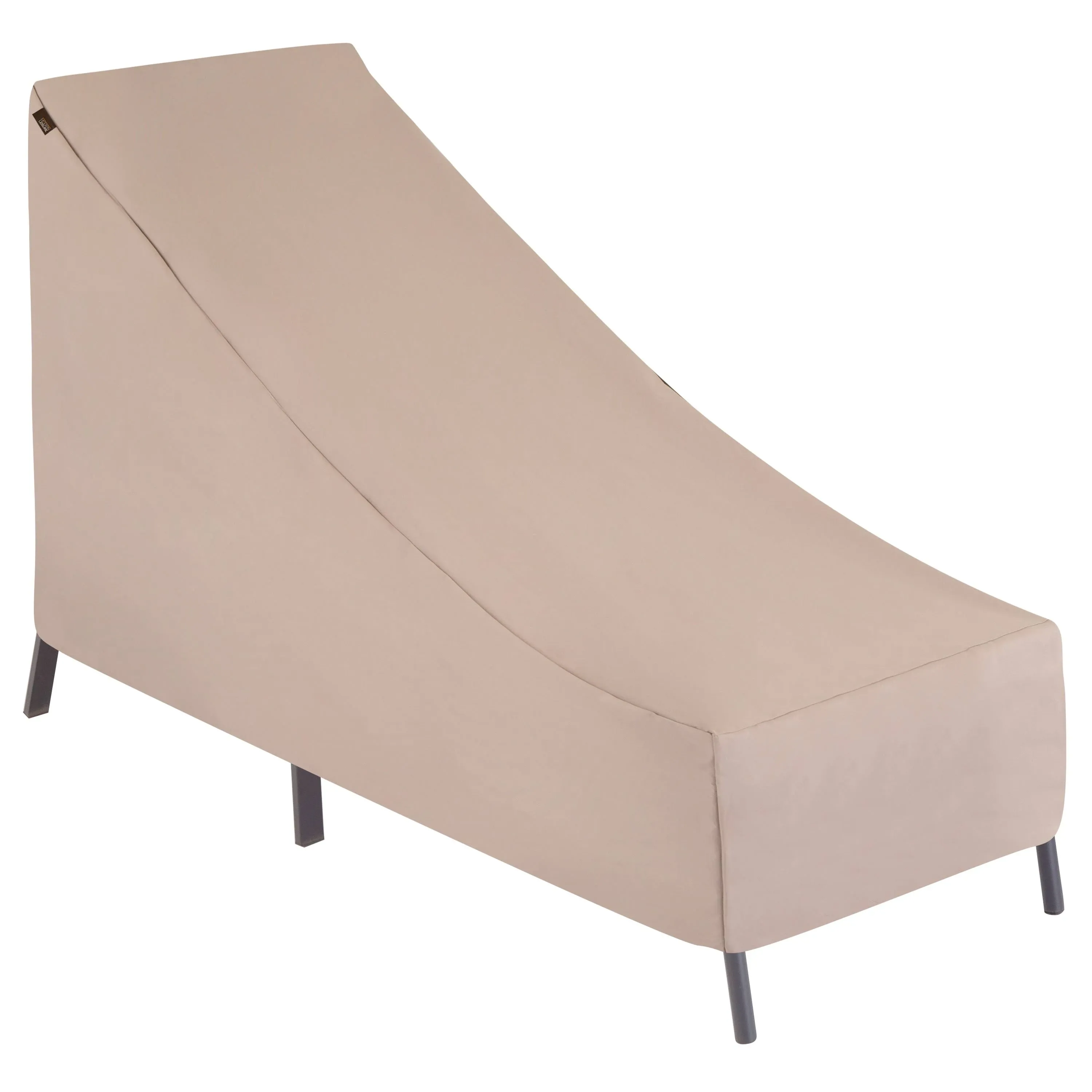 Modern Leisure Chalet 65" x 28" x 29" Beige Rectangle Patio Chaise Lounge Cover