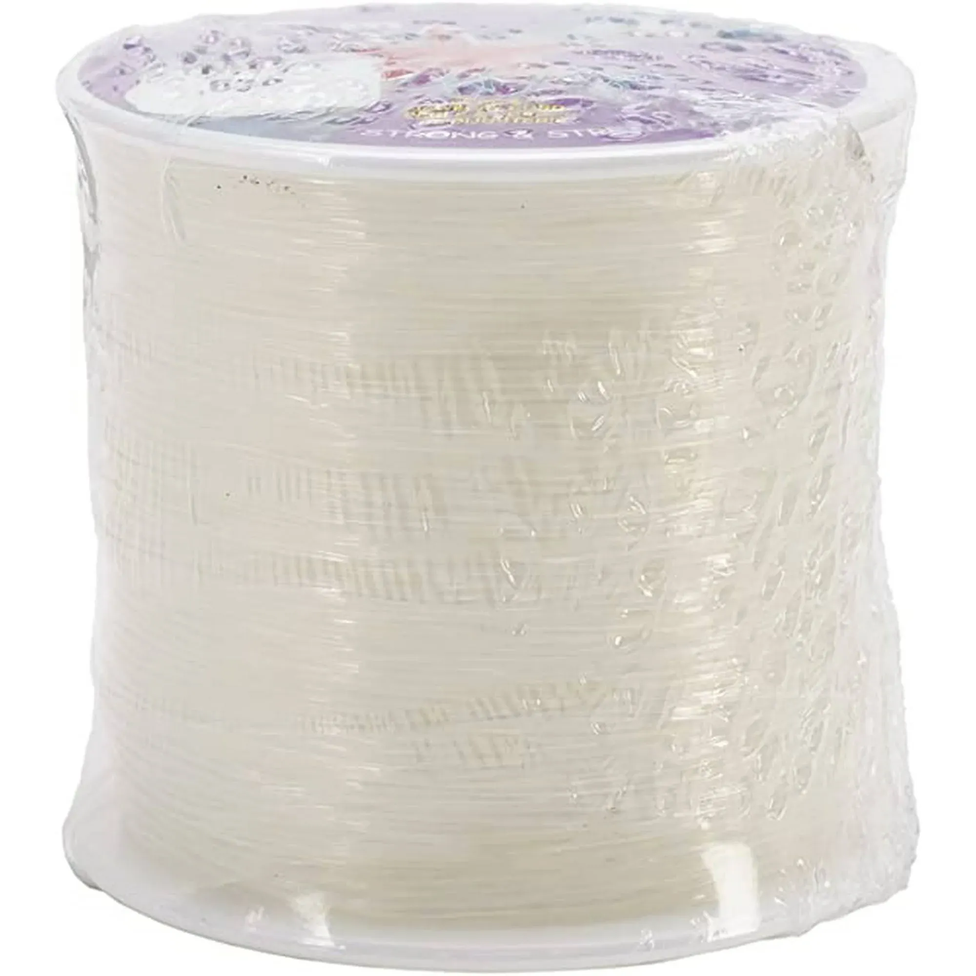 Stretch Magic Pepperell SMJ10001 Stretch Magic 1mm Bead and Jewelry Cord, 100m, Clear