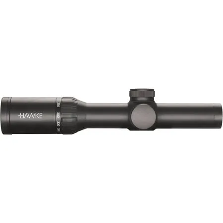 Hawke XB30 Pro 1-5x24mm Illuminated SR Reticle Crossbow Scope Matte Black - 12230