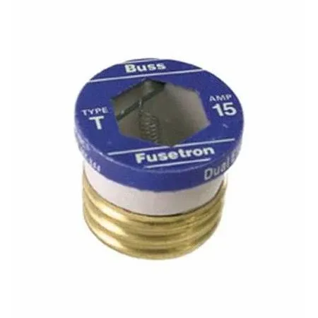 Cooper Bussmann BP/T-15 Type T Plug Fuse