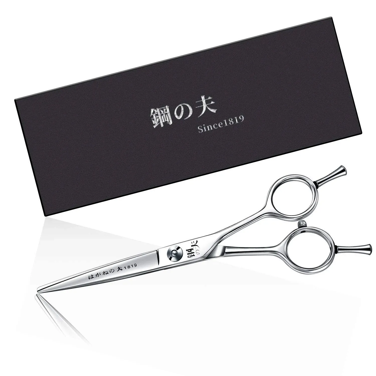 Hair Cutting Scissors Professional Sharp Thinning/Texturizing Barber Shears 6” Hairdressing Scissors for Women Men Japanese Stainless Steel with Fine Adjustment Screw