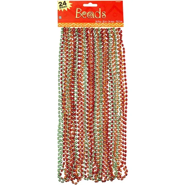 Metallic Bead Necklaces