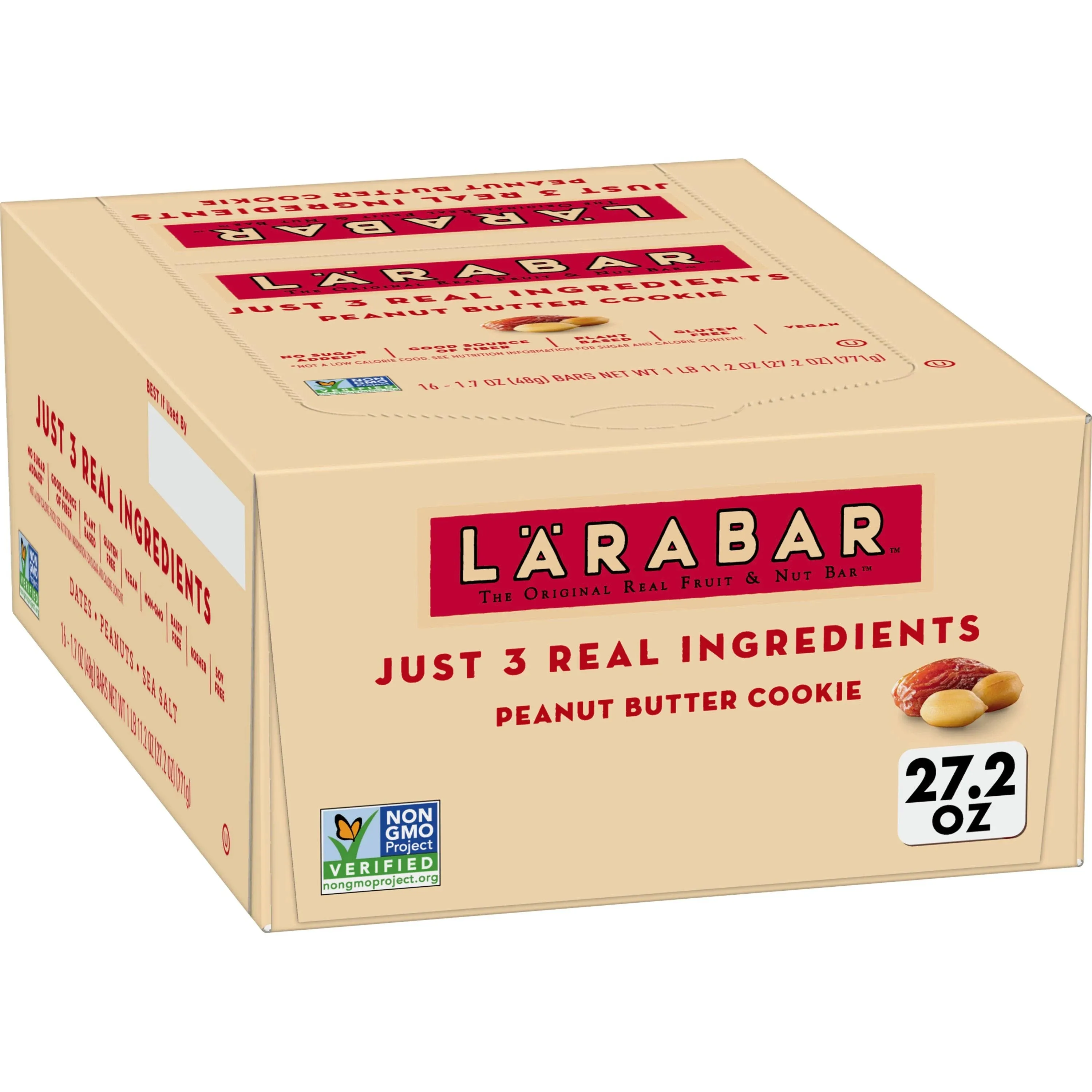 Larabar Fruit & Nut Bar, Peanut Butter Cookie - 10 pack, 1.7 oz bars