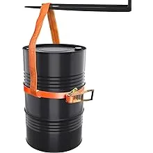 QWORK Drum Handling Sling for 55 Gallon Drum, Capacity up to 850 LB