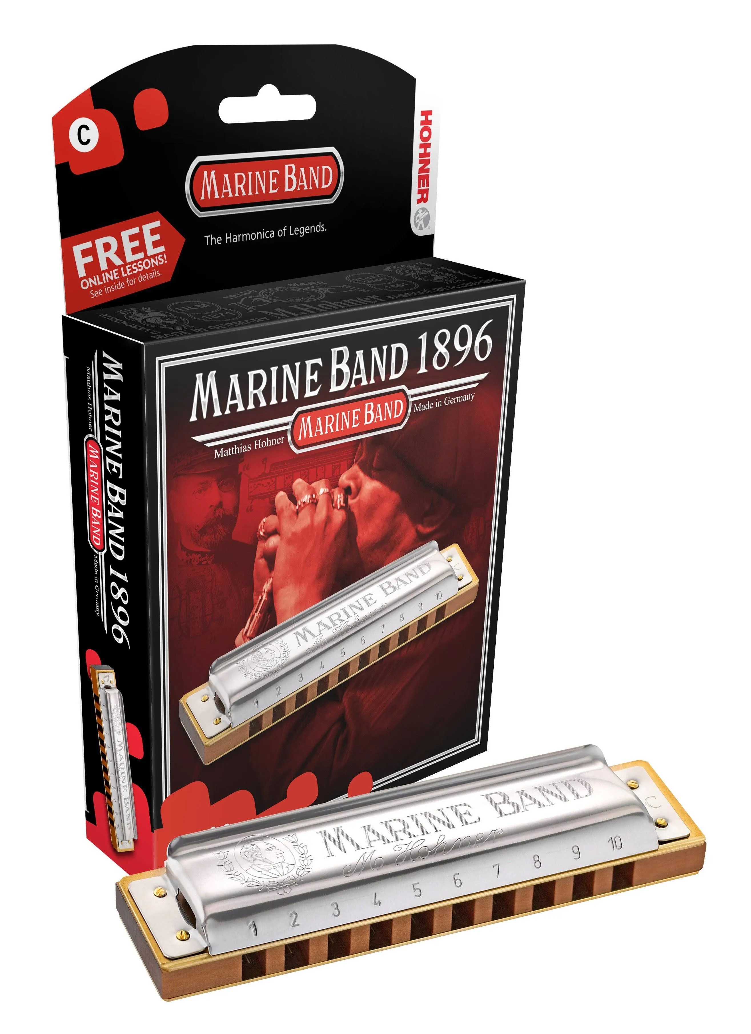 Hohner Marine Band D Harmonica