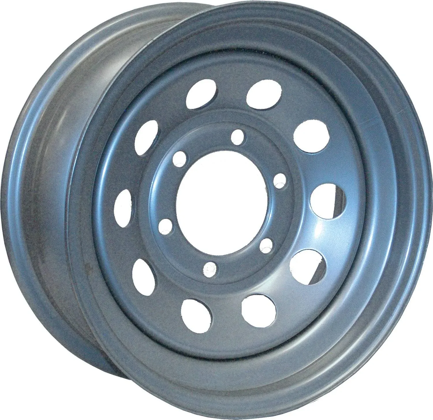 Trailer Wheel Rim 15x6 15 in.x6 in. Modular 6 Bolt Hole 5.5 in. On Center Silver