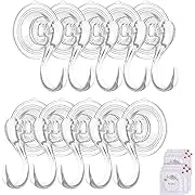 VIS'V Suction Cup Hooks, Removable Clear Heavy Duty Vacuum Suction Hooks with CL