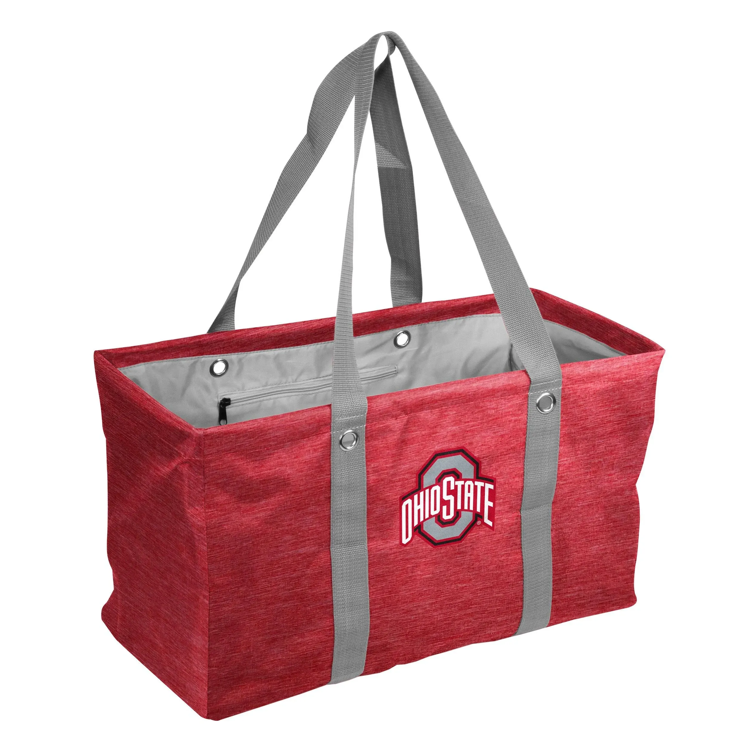 Logo Brands Ohio State Buckeyes Crosshatch Picnic Caddy