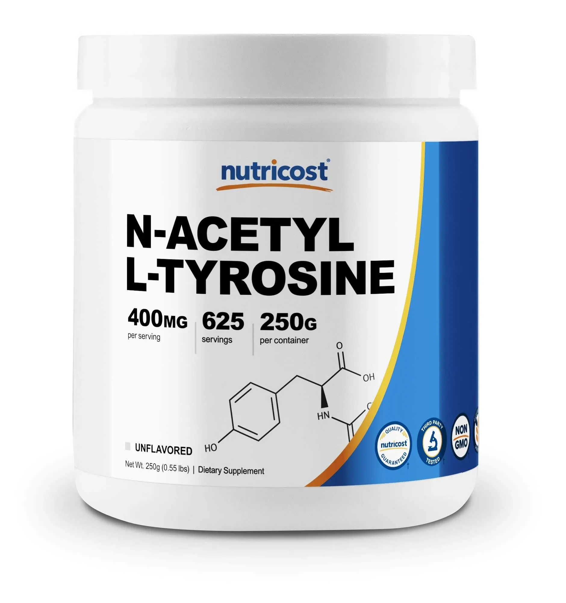 Nutricost Pure N-Acetyl L-Tyrosine (NALT) Powder 100 Grams