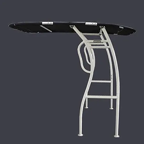 New! Dolphin Pro2 T top White Coated Frame Black Canopy w/ QR Knob&amp;Light Mount