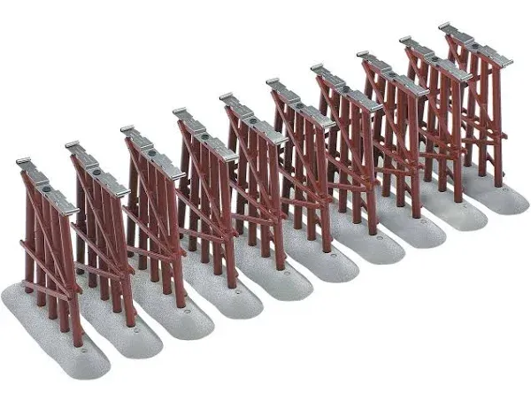 Lionel FasTrack 10-Piece Elevated O Gauge Model Train Trestle Set