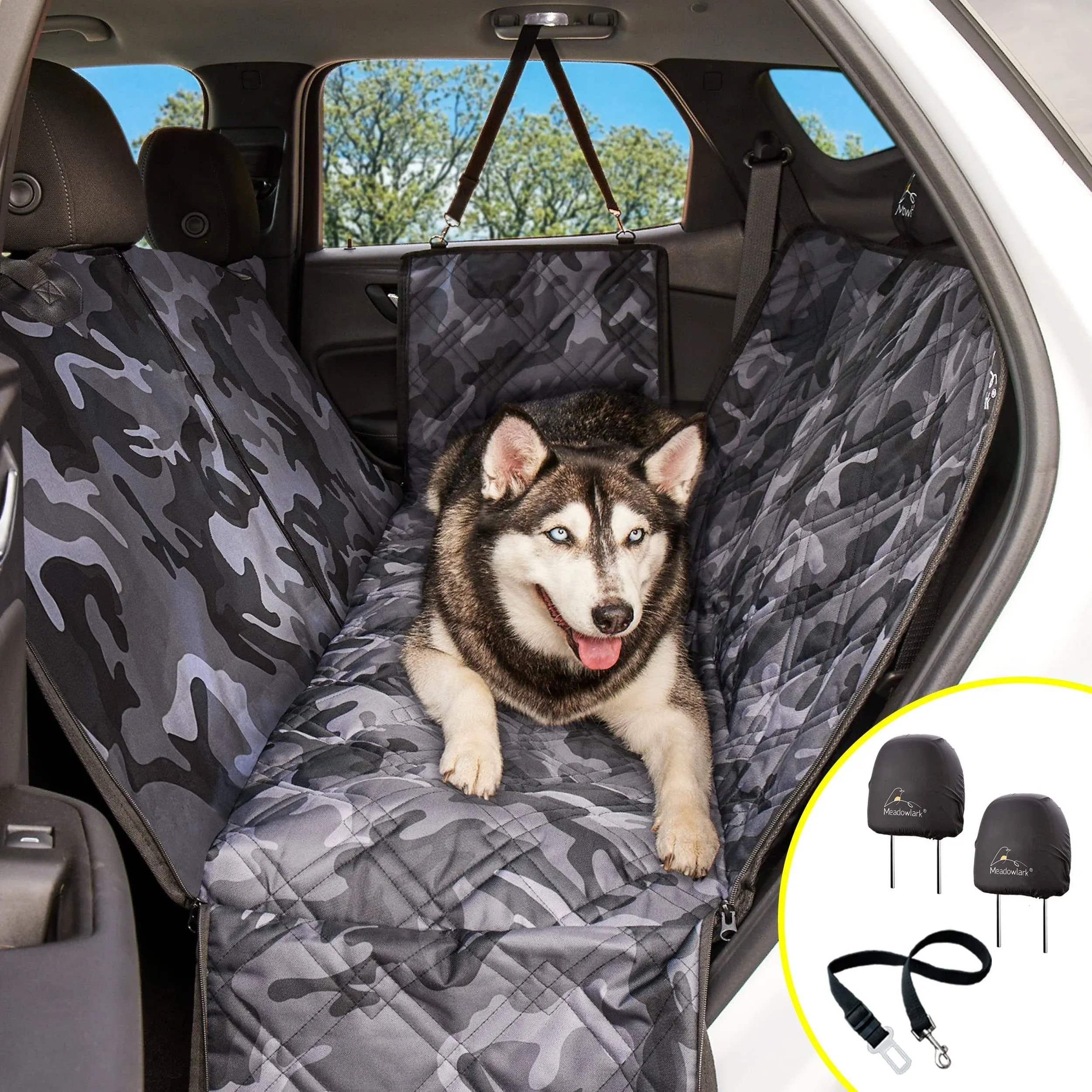 Meadowlark Dog Car Seat Cover