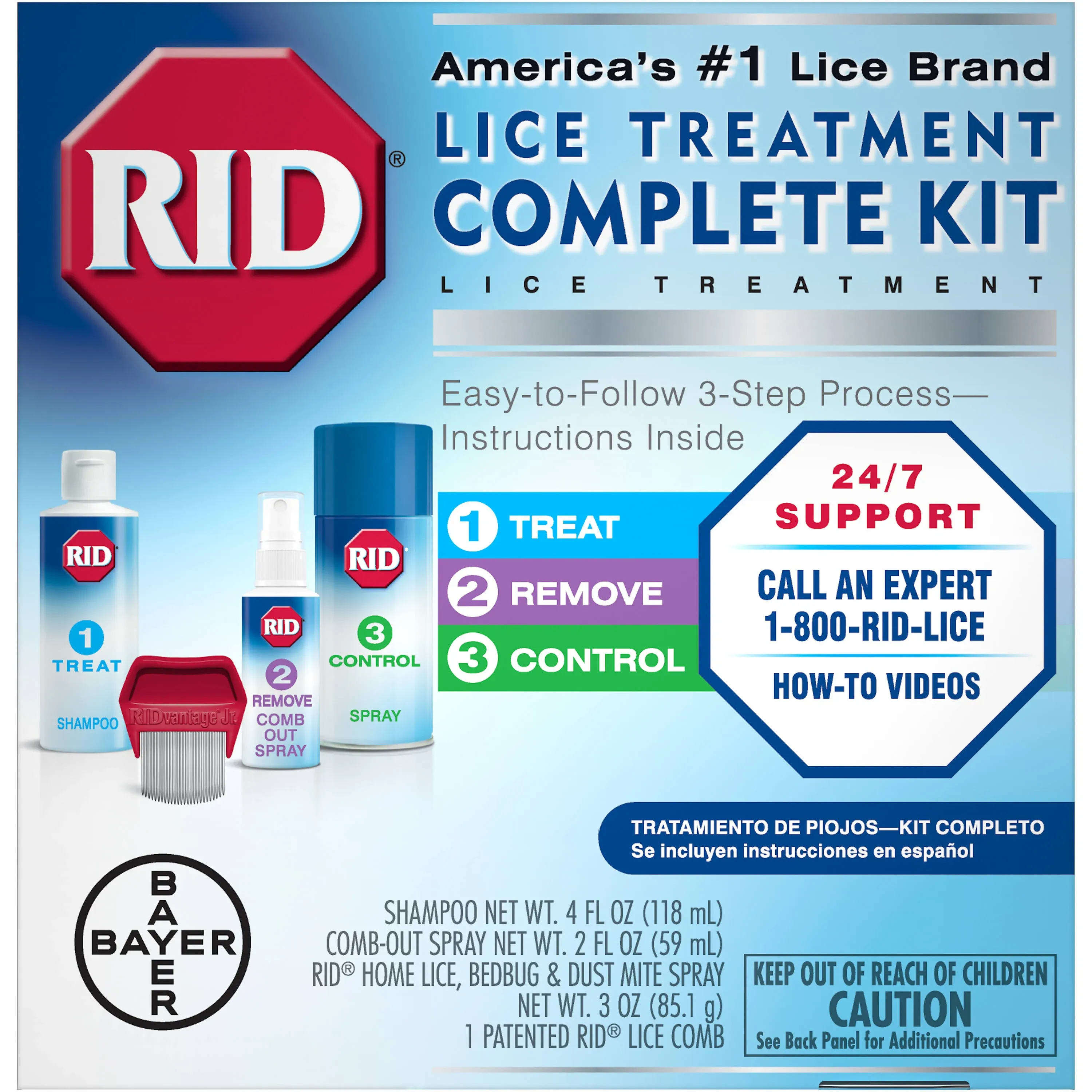 Rid Complete Lice Elimination Kit