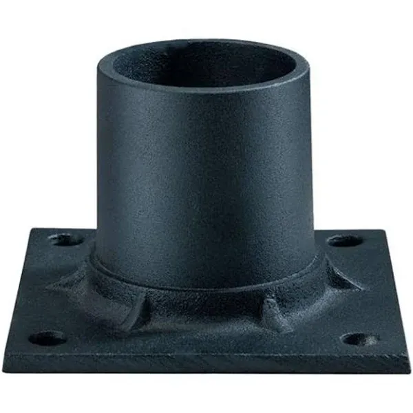 Acclaim C347BK Lamp Posts Accessories Collection Pier Mount Adapter Accessory, Matte Black