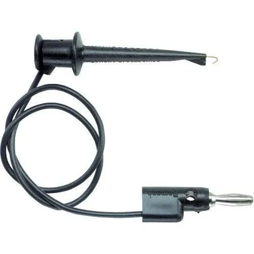 Pomona 3782-24-0 - Minigrabber/Banana Plug Black