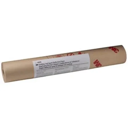 3M Welding and Spark Deflection Paper 05916, Flame Retardant, Adhesive Backing, Repositionable, 24 in x 150 ft