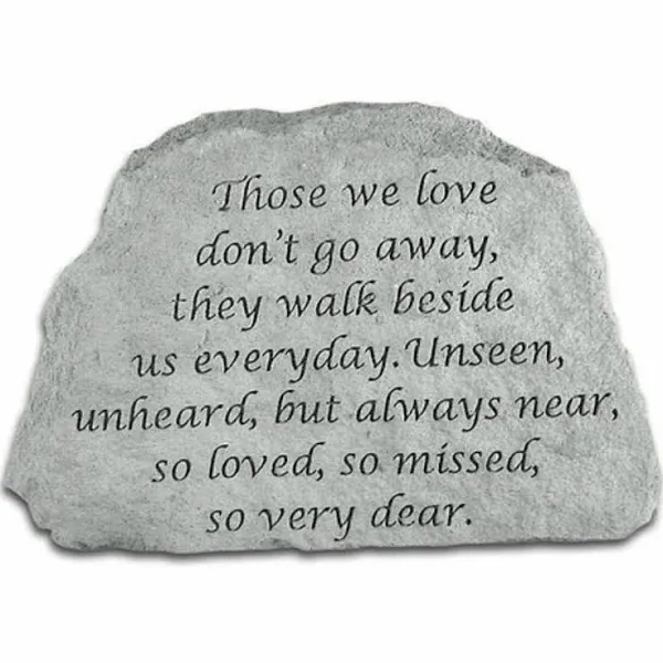 Kay Berry- Inc. 46720 Those We Love Don-t Go Away - Memorial - 6.5 Inches x 4.5 Inches x 1 Inches