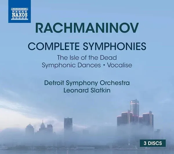 LEONARD SLATKIN / DETROIT SYMPHONY ORCHESTRA RACHMANINOV: COMPLETE SYMPHONIES; T