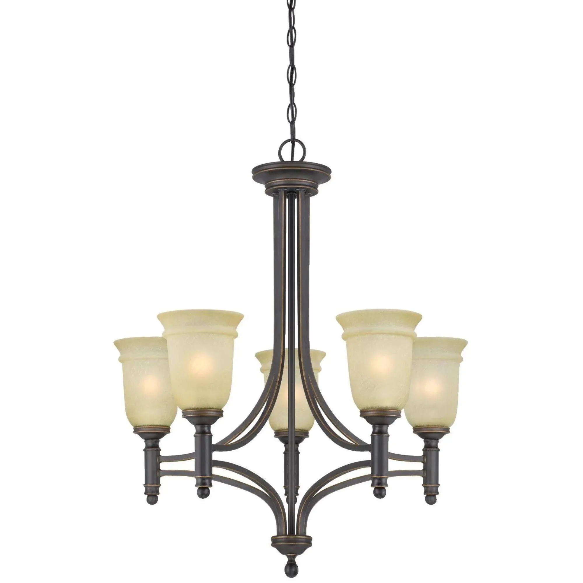 Westinghouse 6342900 Montrose Five Light Indoor Chandelier  Oil Rubbed Bronze...