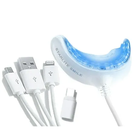 Starlite Smile Teeth Whitening Light 16 LED Teeth Whitener for iPhone, Android ...