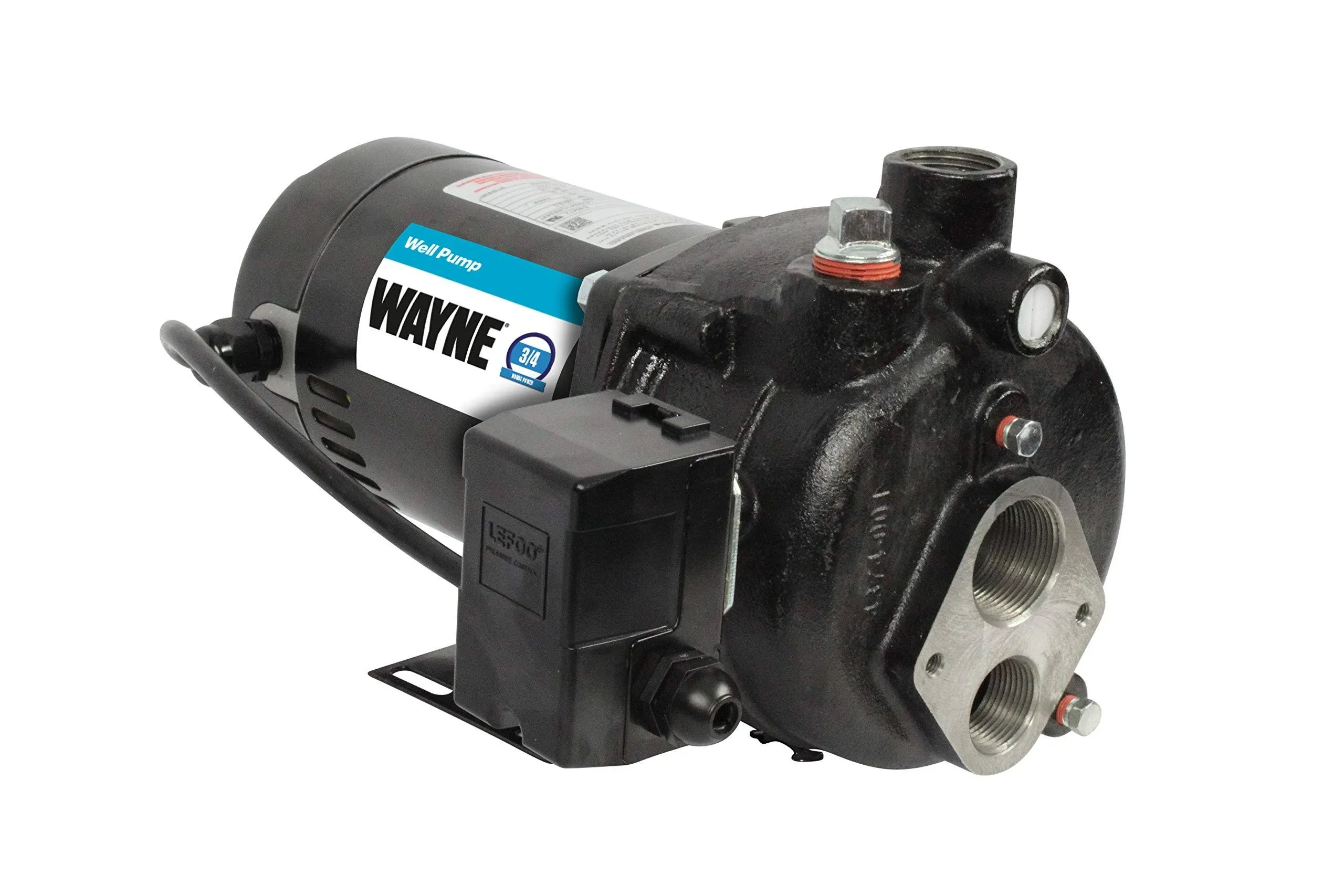 Wayne CWS75 Upgraded 3/4 HP Cast Iron Convertible Well Jet Pump