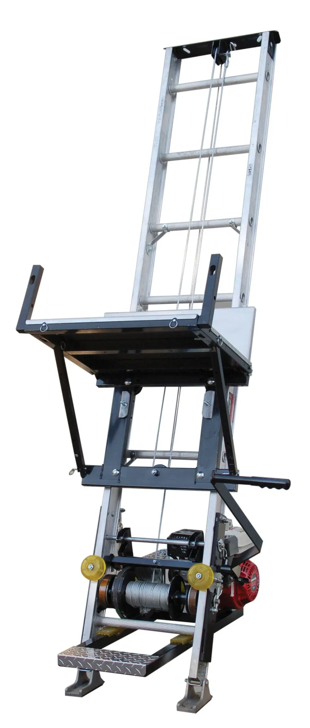 Tranzsporter TP400 - 400lb. 28ft. Ladder Hoist - Lifan Motor