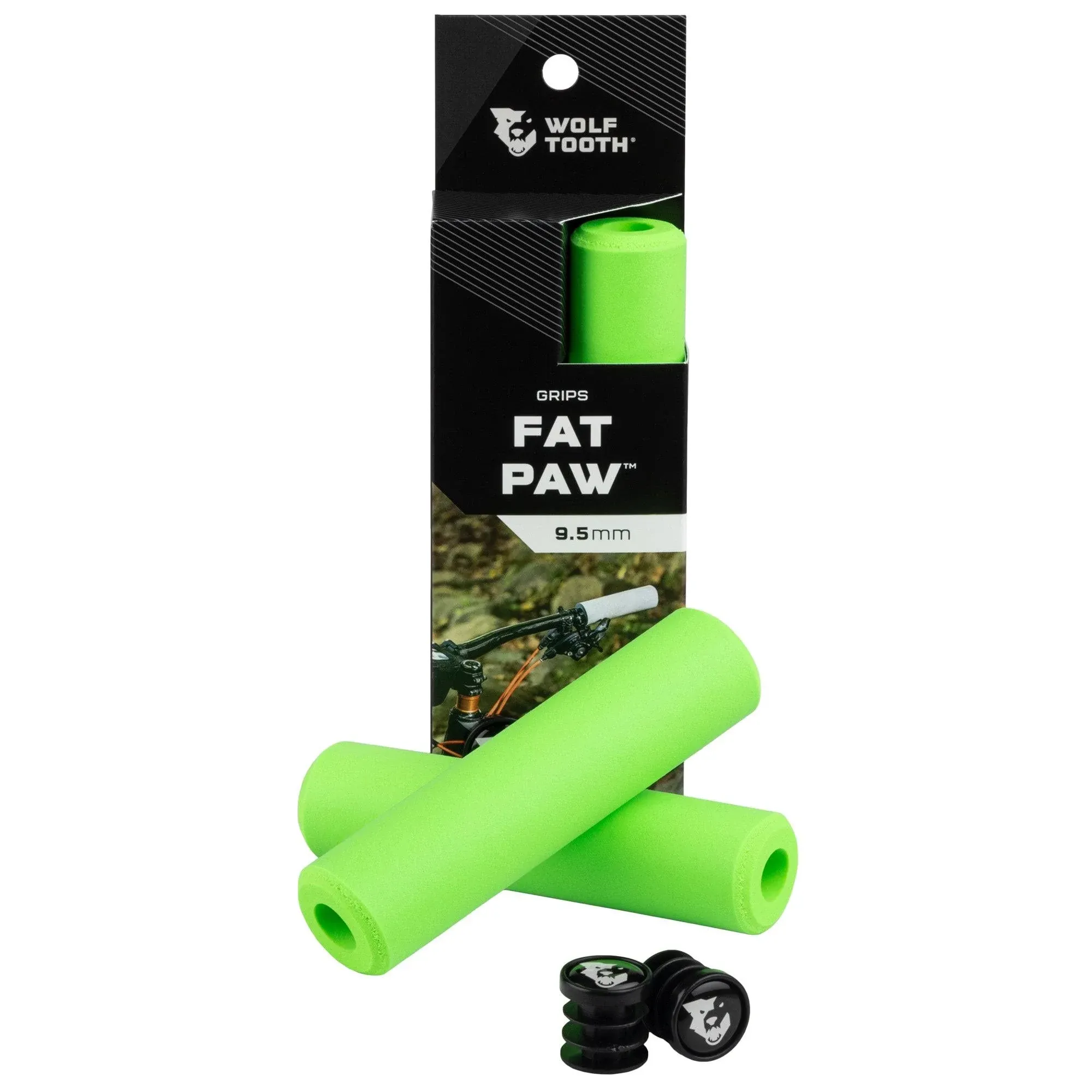 Fat Paw Bike Handlebar Grips - Orange