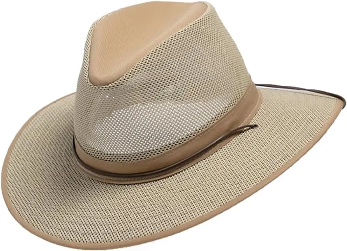 Henschel Men's Packable Aussie Breezer Safari Hat, Earth Brown, XL