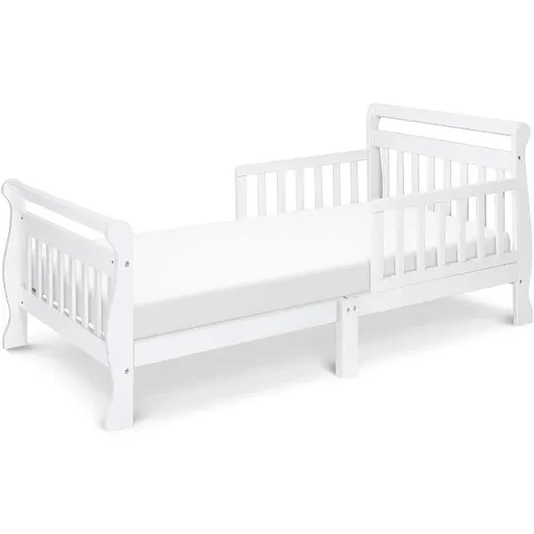 DaVinci Sleigh Toddler Bed in White