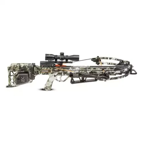 Wicked Ridge by TenPoint Rampage XS Crossbow, Peak XT - 390 FPS - The Ultimate Affordable Hunting Machine - Includes Lighted 3X Pro-View Scope