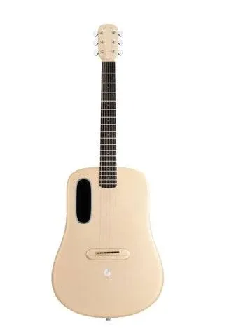 Lava Music Me 4 Carbon Fiber 36" Acoustic-Electric Guitar with Airflow Bag Soft Gold