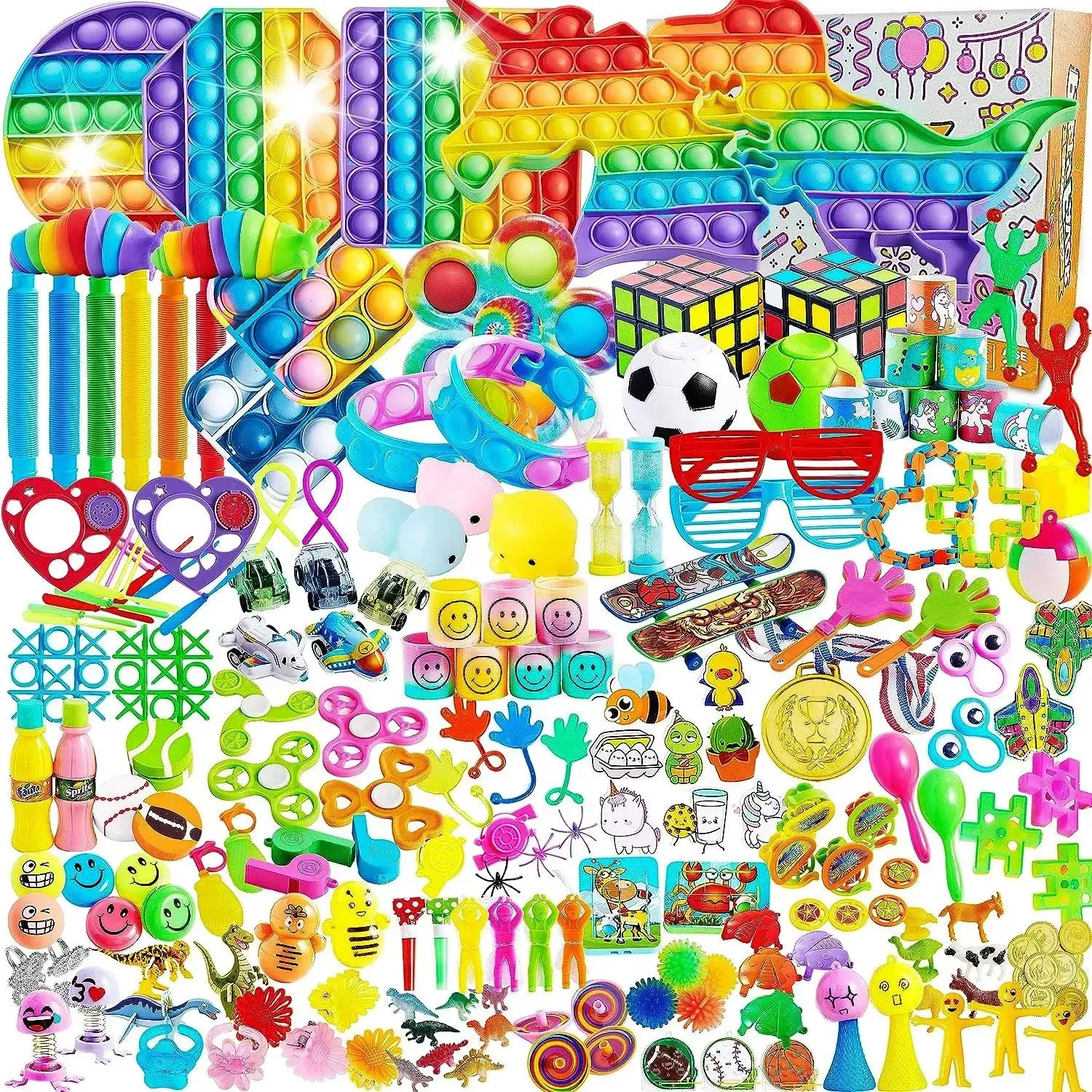 JOYIN Party Favors for Kids, Fidget Toys Bulk, Goodie Bags Stuffers for Kids Birthday Party, Classroom Prizes, Treasure Box Toys for Boys and Girls(400 TRUE Quality Items)